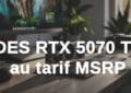 rtx 5070 ti tarif MSRP