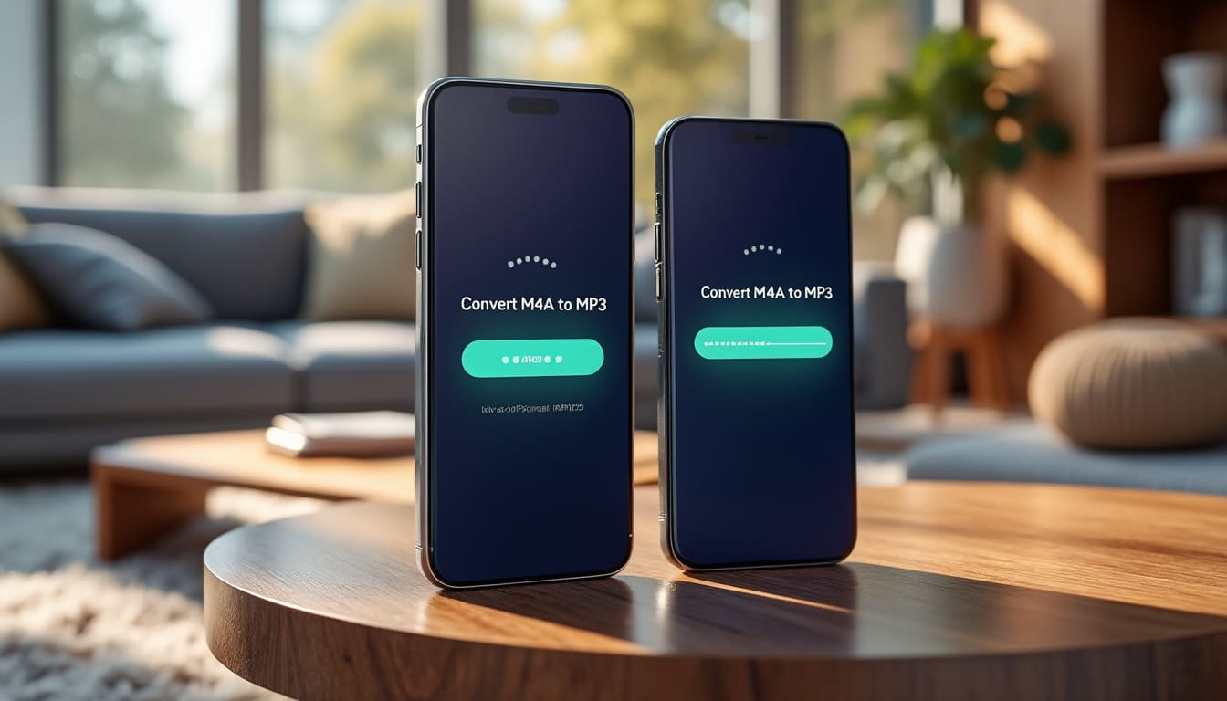 découvrez comment convertir facilement vos fichiers m4a en mp3 sur iphone et android grâce à des applications simples et efficaces. suivez notre guide étape par étape pour profiter de vos morceaux de musique au format souhaité.