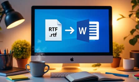 découvrez comment convertir facilement vos fichiers rtf en documents word en quelques étapes simples. obtenez des résultats rapides et précis sans tracas grâce à notre guide pratique.