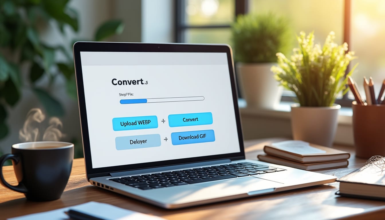 découvrez comment convertir facilement vos fichiers webp en gif gratuitement ! suivez notre guide étape par étape pour transformer vos images tout en préservant leur qualité, sans aucune installation de logiciel. parfait pour vos projets créatifs et vos besoins de partage d'images.